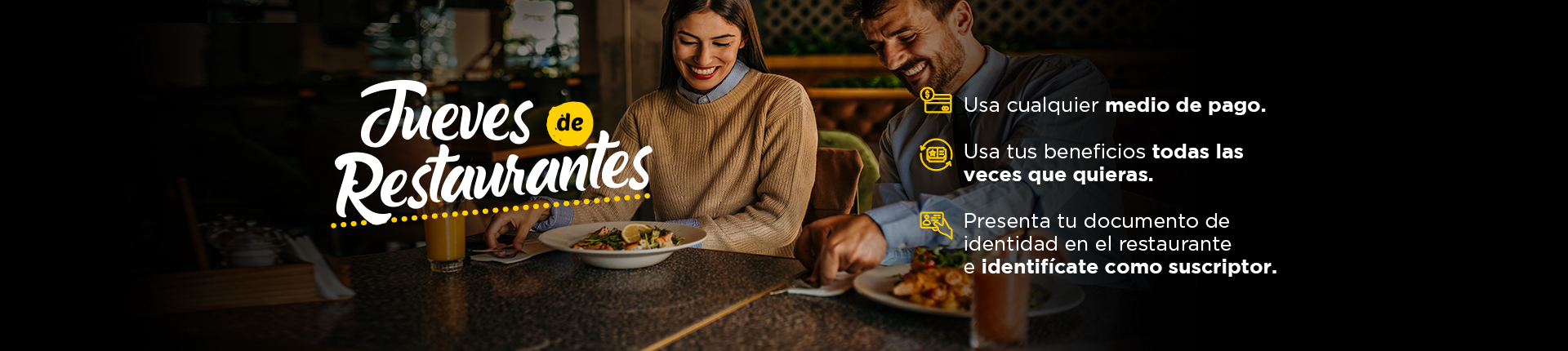 Jueves de Restaurantes - Club El Comercio Perú. 