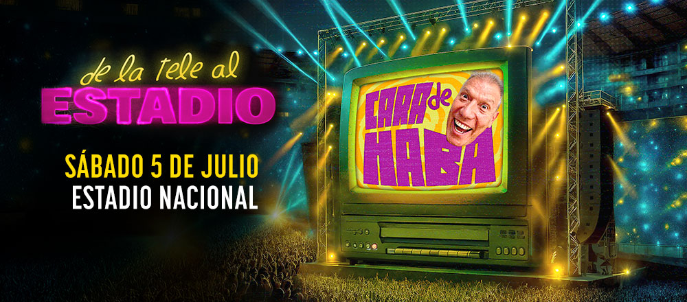 CARA DE HABA | DE LA TELE AL ESTADIO - Teleticket CARA DE HABA | DE LA TELE AL ESTADIO - Teleticket - Club De Suscriptores El Comercio Perú.