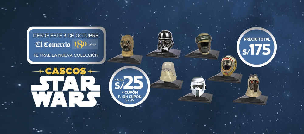 CASCOS STAR WARS 2 - CLUB DE SUSCRIPTORES CASCOS STAR WARS 2 - CLUB DE SUSCRIPTORES - Club De Suscriptores El Comercio Perú.