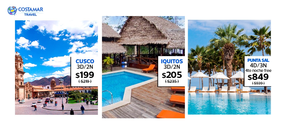 COSTAMAR | PAQUETES NACIONALES - COSTAMAR TRAVEL COSTAMAR | PAQUETES NACIONALES - COSTAMAR TRAVEL - Club De Suscriptores El Comercio Perú.