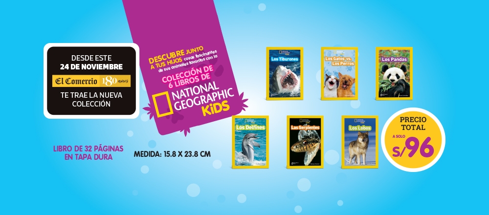 LIBROS NAT GEO KIDS - CLUB DE SUSCRIPTORES LIBROS NAT GEO KIDS - CLUB DE SUSCRIPTORES - Club De Suscriptores El Comercio Perú.