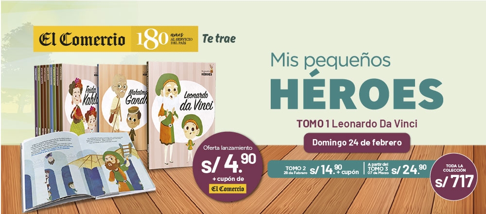 Mis pequeños héroes - CLUB DE SUSCRIPTORES Mis pequeños héroes - CLUB DE SUSCRIPTORES - Club De Suscriptores El Comercio Perú.