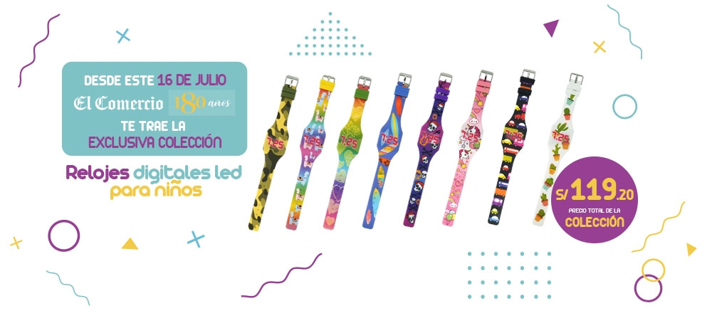 RELOJES DIGITALES LED PARA NIÑOS - CLUB DE SUSCRIPTORES RELOJES DIGITALES LED PARA NIÑOS - CLUB DE SUSCRIPTORES - Club De Suscriptores El Comercio Perú.