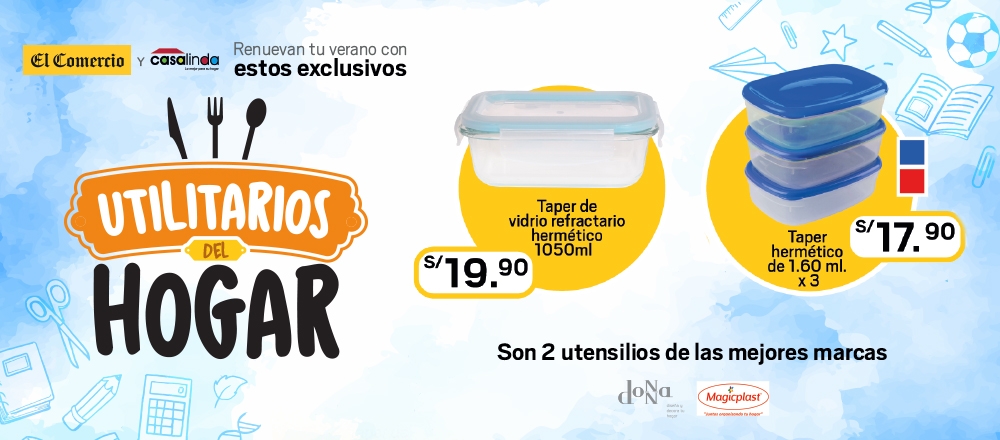 UTILITARIOS DEL HOGAR TÁPER - CLUB DE SUSCRIPTORES UTILITARIOS DEL HOGAR TÁPER - CLUB DE SUSCRIPTORES - Club De Suscriptores El Comercio Perú.
