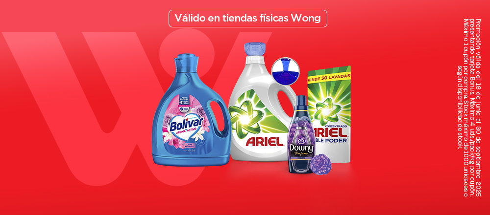 WONG | DETERGENTE LIQUIDO & SUAVIZANTE - WONG WONG | DETERGENTE LIQUIDO & SUAVIZANTE - WONG - Club De Suscriptores El Comercio Perú.