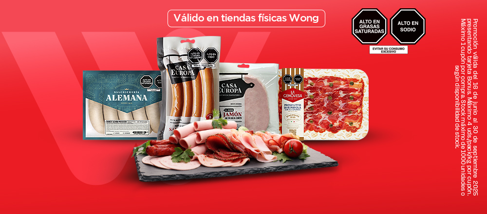 WONG | FIAMBRES & EMBUTIDOS - WONG WONG | FIAMBRES & EMBUTIDOS - WONG - Club De Suscriptores El Comercio Perú.