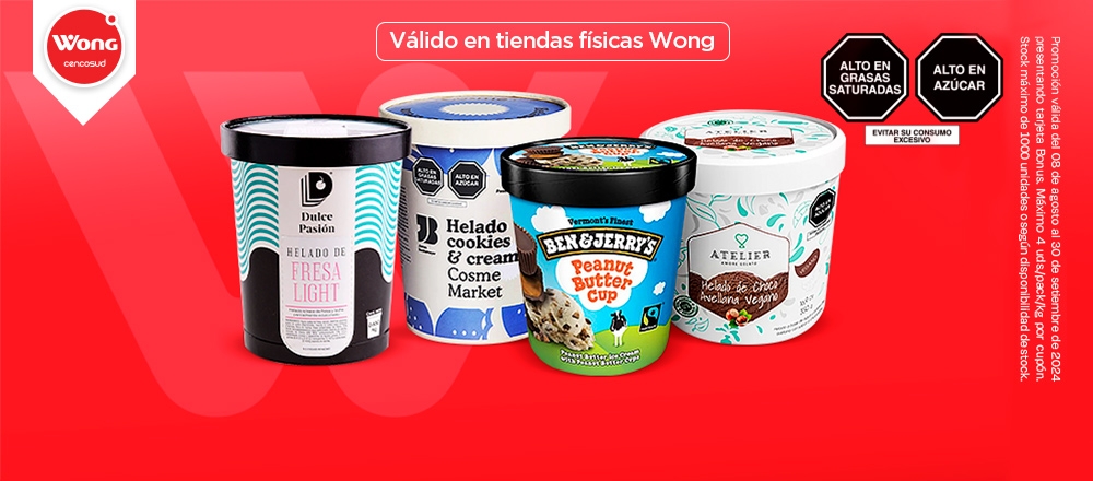 WONG | HELADOS - WONG - Club De Suscriptores El Comercio Perú.