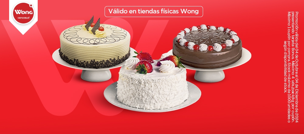 WONG | TORTAS CUISINE & CO - WONG - Club De Suscriptores El Comercio Perú.