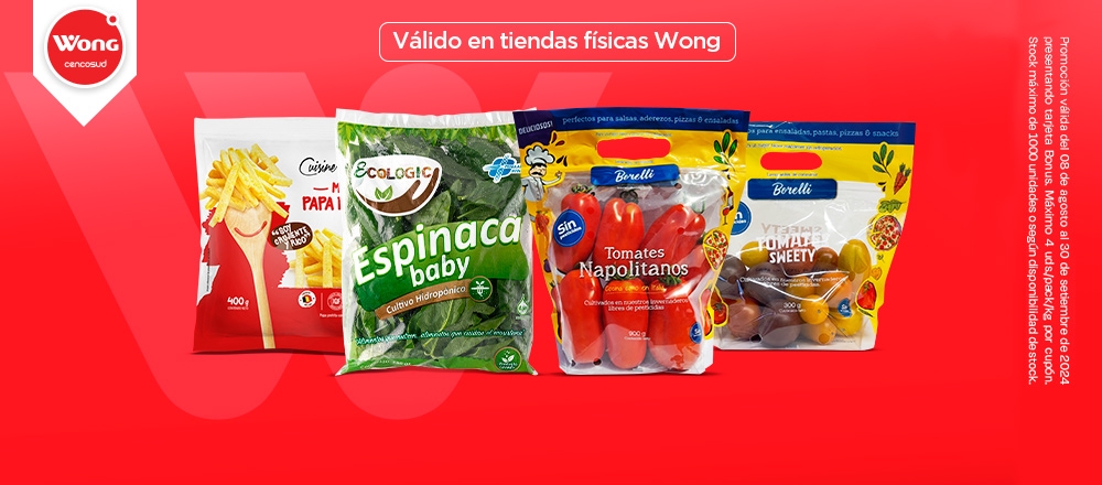 WONG | VERDURAS - WONG - Club De Suscriptores El Comercio Perú.