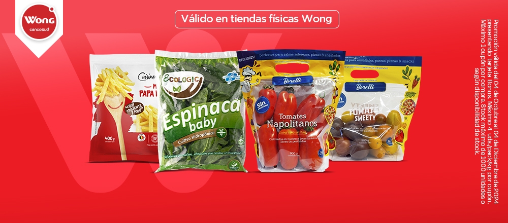 WONG | VERDURAS - WONG - Club De Suscriptores El Comercio Perú.